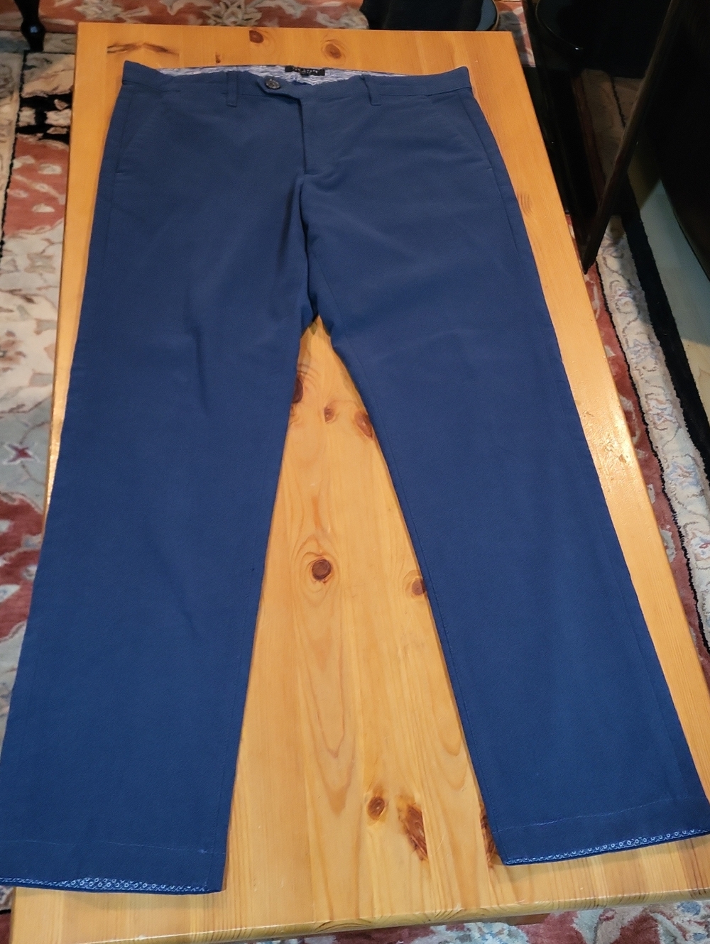 Men's Ted Baker Navy Pants